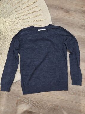 H&M L.O.G.G Crewneck Sweater in Dark Navy Heather